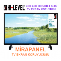 Hi Level 3 mm 32'' inç Tv Ekran Koruyucusu 32HL555 32" Uydu Alıcılı Led Tv